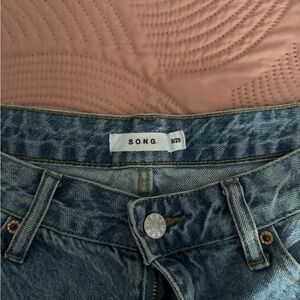 S.O.N.G. Women's Stylish Blue Ankle Jeans